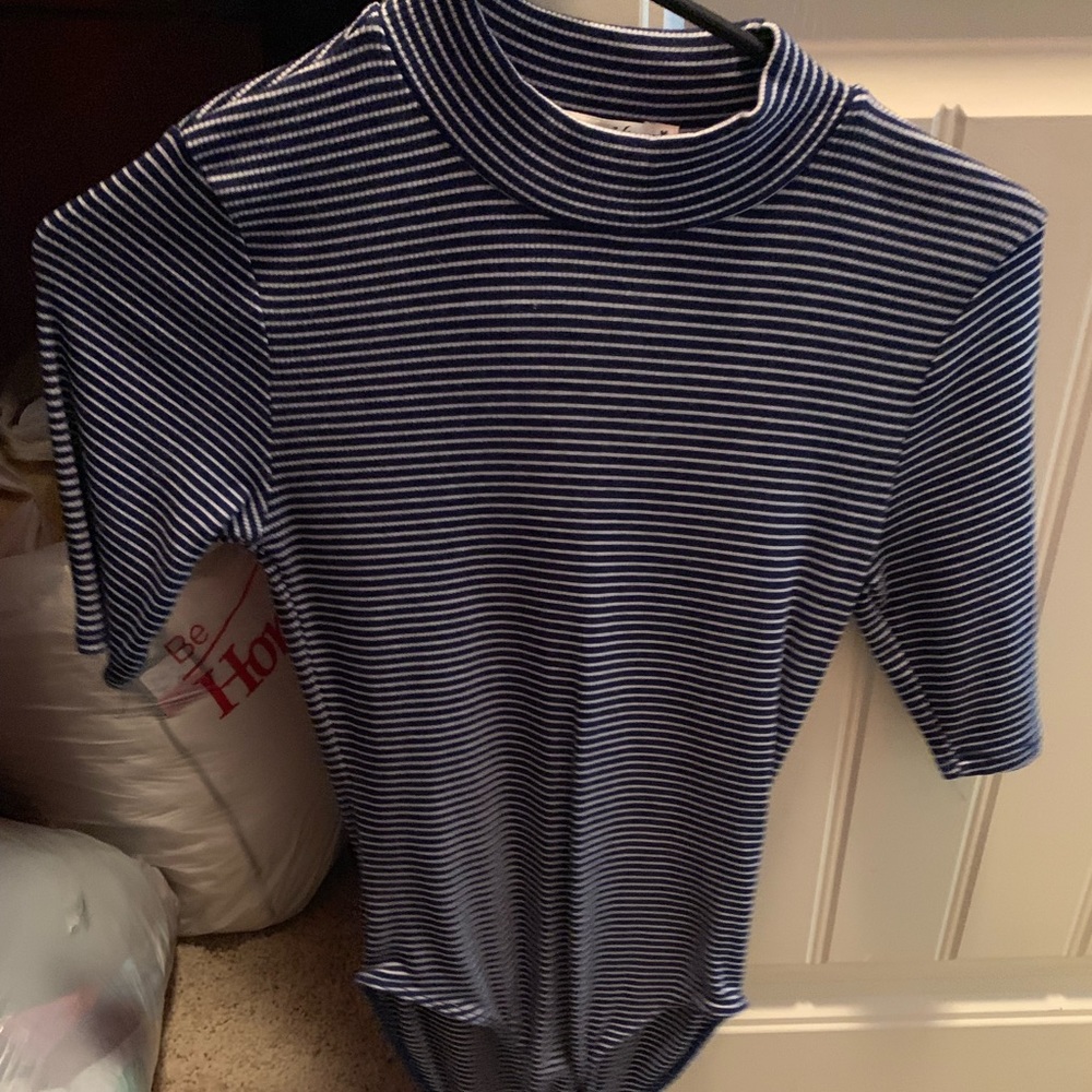 Striped Body Suit